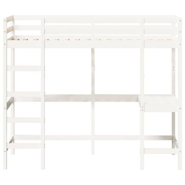Hochbett D5013 Weiß