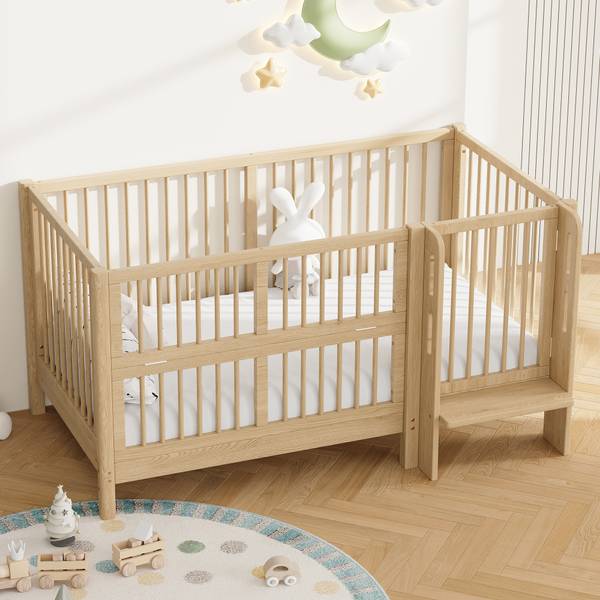 Babybett Natu1470Ⅰ Braun - Kiefer - 78 x 80 x 151 cm