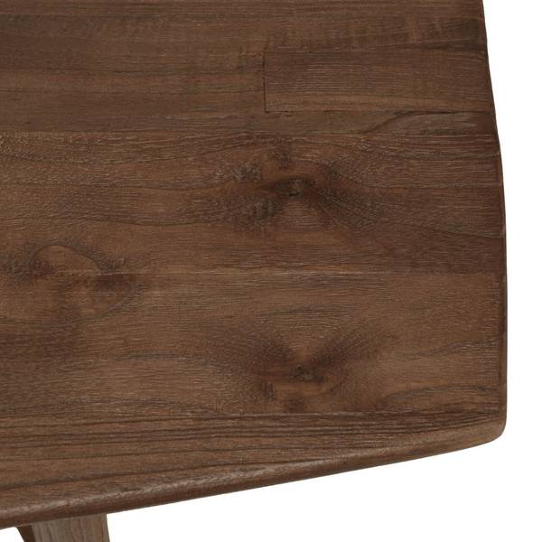 Esstisch ROMY Braun - Holz teilmassiv - 100 x 78 x 200 cm
