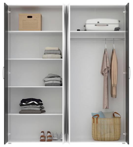 Drehtürenschrank JAN Breite: 180 cm