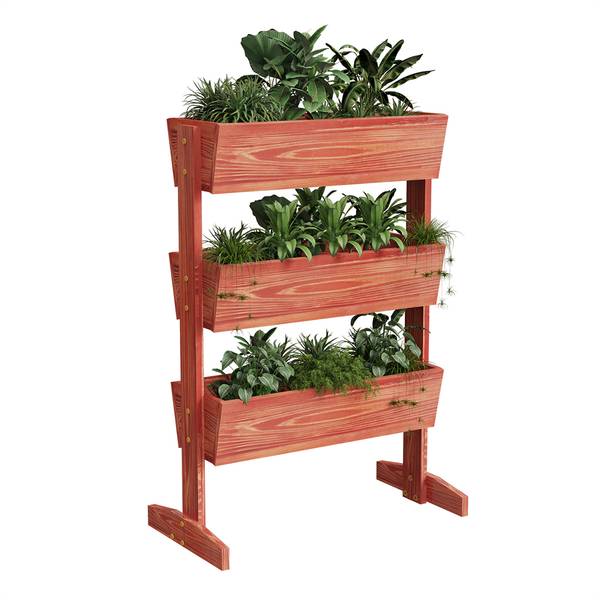 Hochbeet Naturis Braun - Kiefer - 38 x 103 x 65 cm