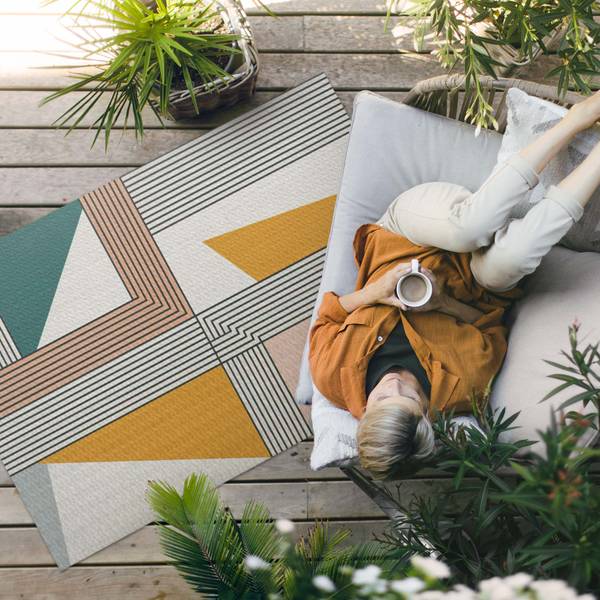 Outdoorteppich Bauhaus-Geometrie 281922 kaufen