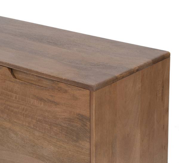 Sideboard 11882 Braun - Massivholz - 100 x 80 x 40 cm