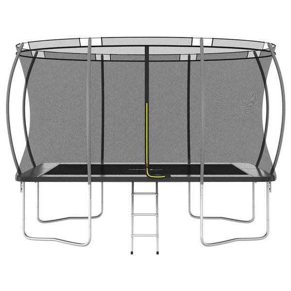 Trampolineset 3013573 grijs - 244 x 270 x 335 cm