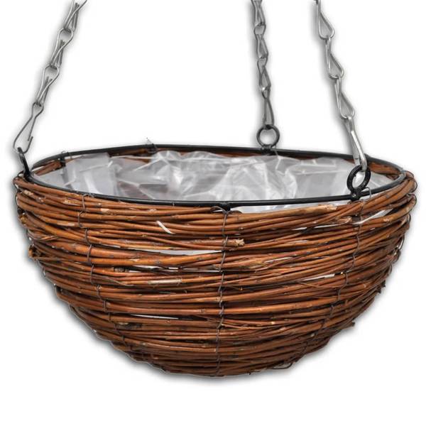 Blumentopf 140915 (4-teilig) Braun - Weide - 25 x 13 x 25 cm