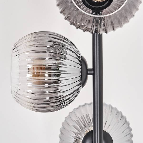 Stehlampe Cesaro Grau - Metall - 17 x 160 x 69 cm