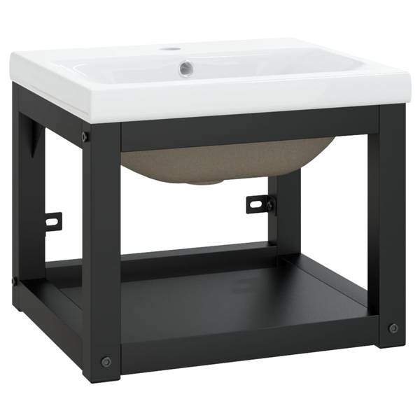 Waschtischgestell 3013619 Schwarz - 40 x 40 cm