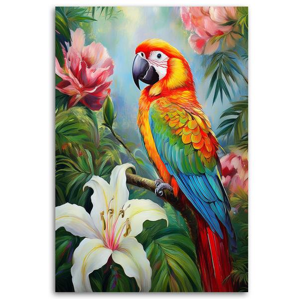 Wandbild Vögel 30 x 45 cm