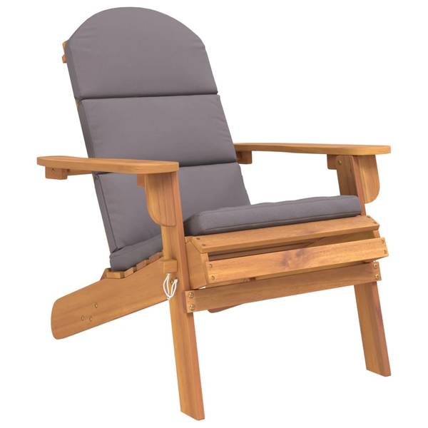 Loungeset 3017854-2 (4-delig) grijs - polyester - acacia - 75 x 90 x 84 cm