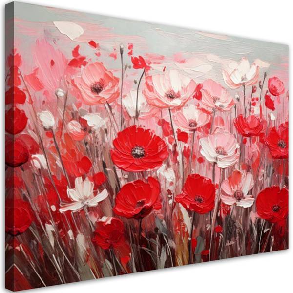 Wandbild Blumen 120 x 80 cm