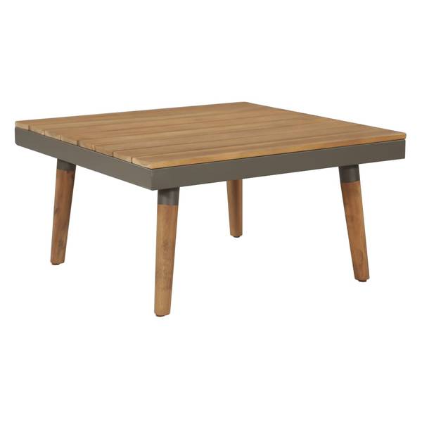 Garten-Sofagarnitur 44239 (4-teilig) Braun - Polyester - Akazie - 230 x 65 x 200 cm
