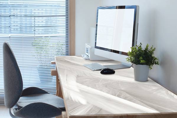 Tischmatte Pluma Grün - Polyester PVC - 90 x 45 x 1 cm
