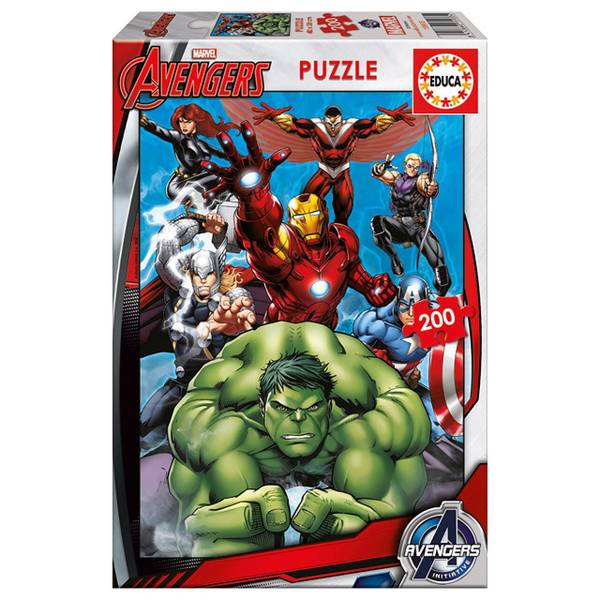 Puzzle Educa - Avengers, 200 Teile Papier - 25 x 5 x 35 cm