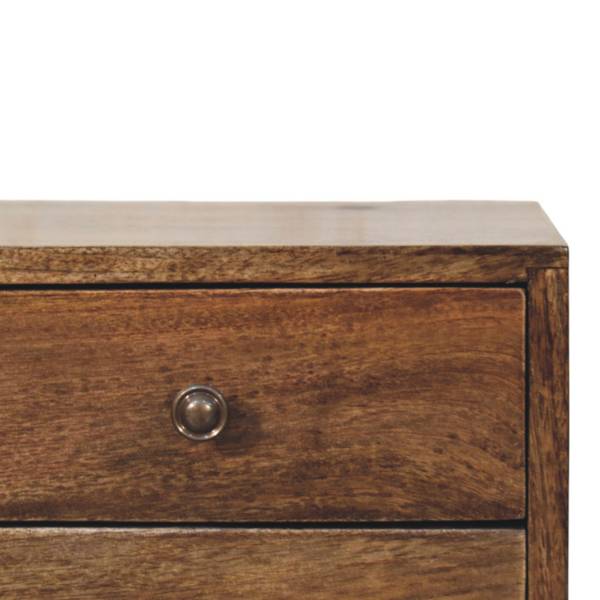 Table de chevet Nordic Marron - Manguier - 30 x 57 x 30 cm
