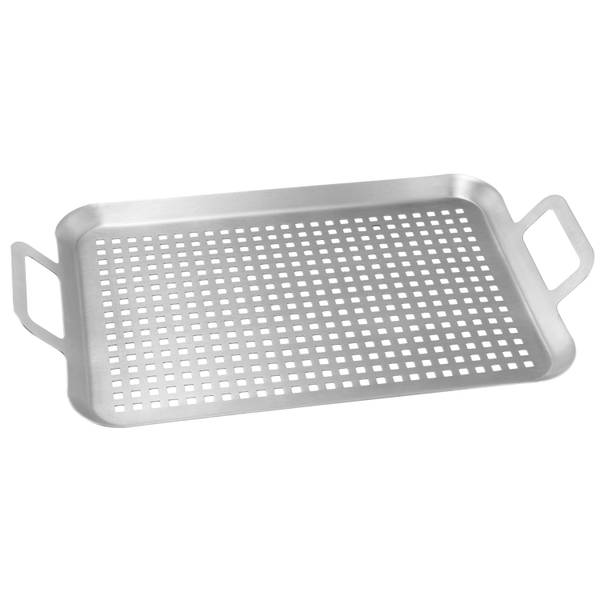 Grillplatte 14026 Silber - Metall - 43 x 5 x 25 cm