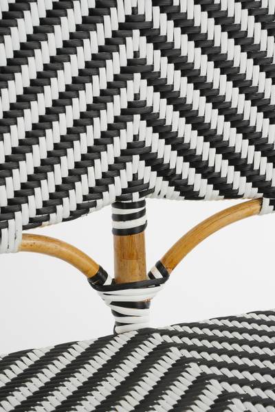 Gartenbank Mandox Weiß - Rattan - 60 x 93 x 98 cm