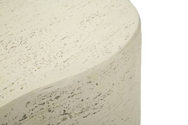 Kaffeetisch Cloud Beige - Harz - 55 x 40 x 93 cm