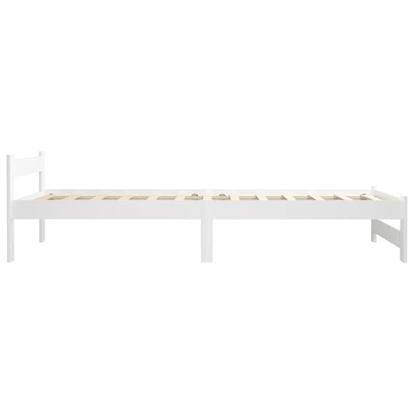Bedframe 3005792-1 wit - Ligoppervlak breedte: 100 cm