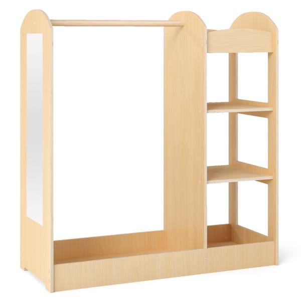 Kleidergarderobe für Kinder 30651748 Beige - Massivholz - 94 x 100 x 38 cm