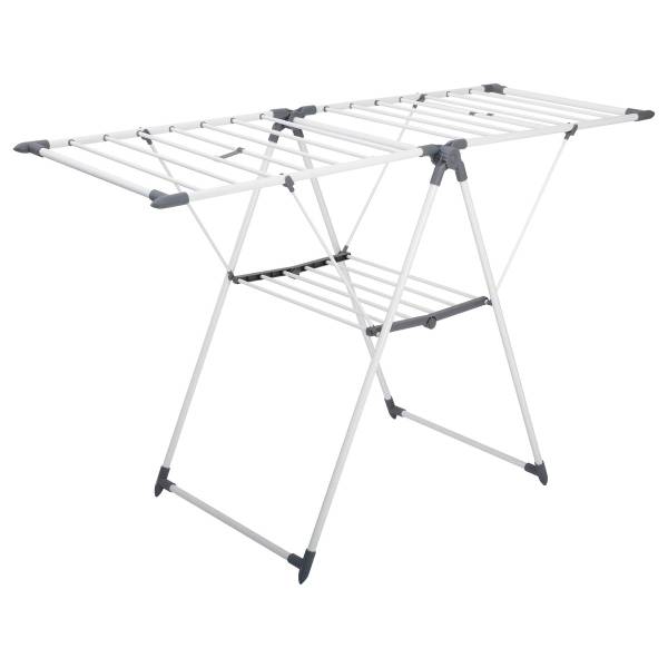 Zusammenklappbarer Wäscheständer SINAI Grau - Metall - 60 x 96 x 155 cm