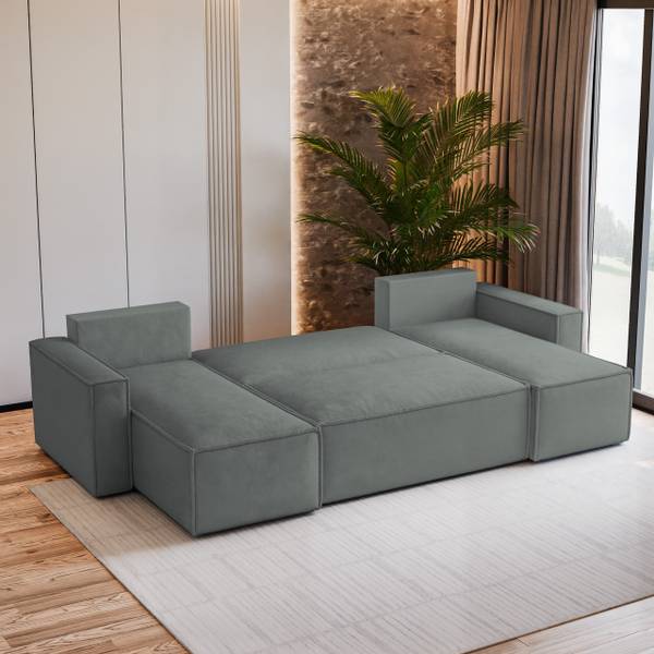 Ecksofa PESANO M Grau