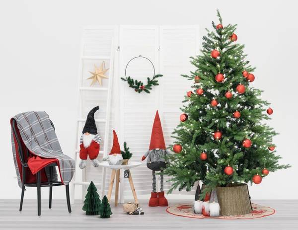 Weihnachtsbaumrock 98996 Beige - Kunststoff - 50 x 25 x 50 cm