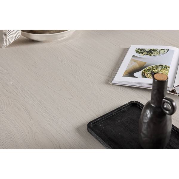 Table de salle à manger Mika Blanc - Bois manufacturé - 230 x 75 x 110 cm