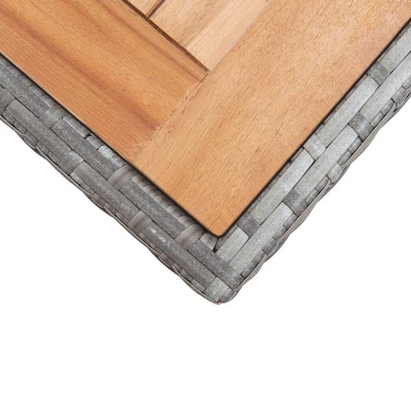 Gartentisch 3003039-2 Grau - Akazie - 60 x 74 x 123 cm