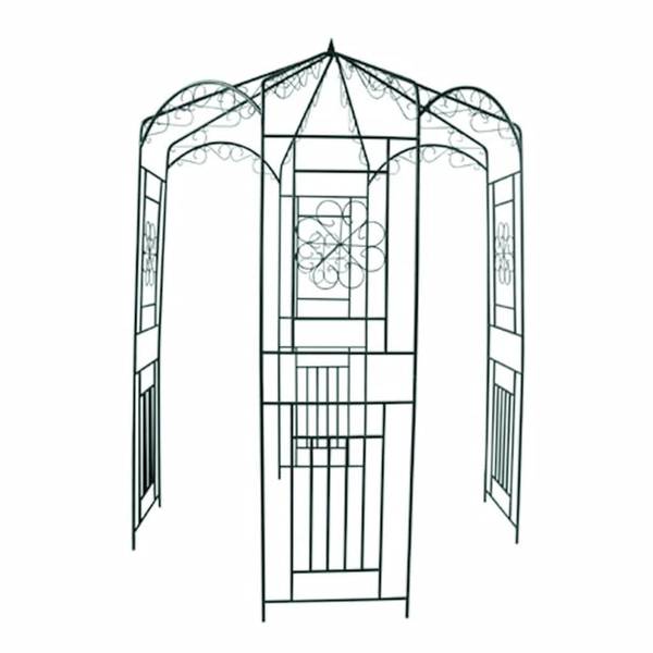 Rosenbogen M627373 Grün - Metall - 160 x 26 x 160 cm