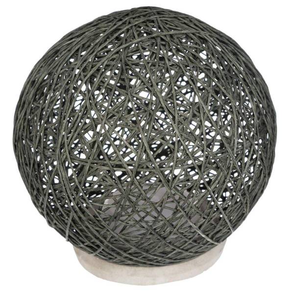 Designer-Lampe, Kugelform Grau - Papier - 18 x 18 x 18 cm
