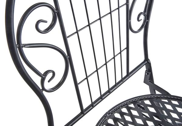 Stuhl EDENLIFE50 Schwarz - Metall - 50 x 94 x 41 cm