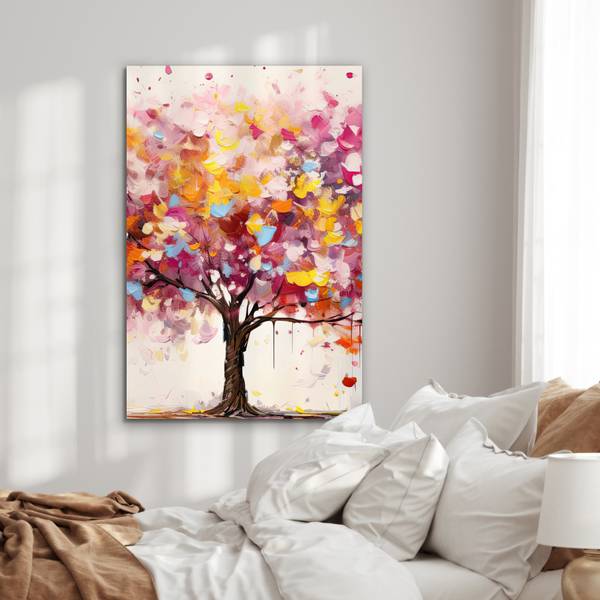 METALLBILD Aquarell 60 x 90 cm