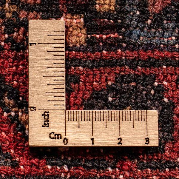 Handgeknüpft Kurzflorteppiche Grün - Wolle - 82 x 1 x 92 cm