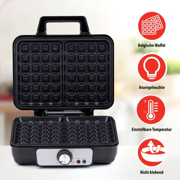Waffeleisen MEALWA588001 Silber - Kunststoff - 25 x 10 x 24 cm