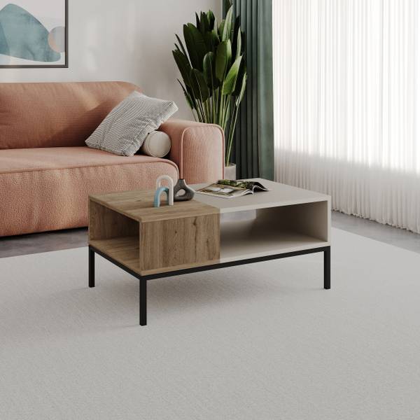 home24 couchtische Couchtisch Holz Decortie kaufen wachs blumenstrauß