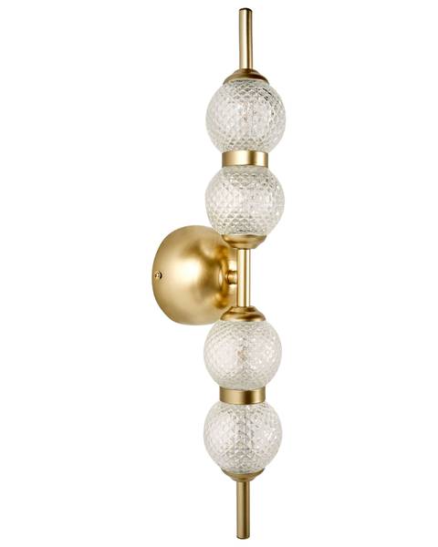 Wandlampen ARAS Gold - Glas - 10 x 60 x 10 cm