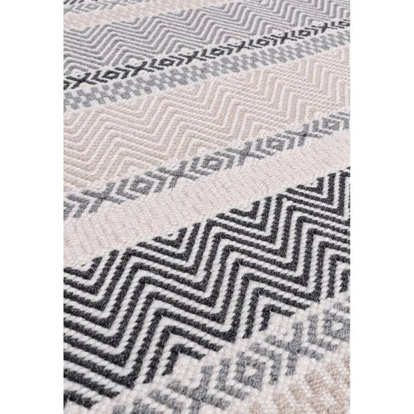 Tapis de salon tissé plat SUMMER Beige - 120 x 170 cm