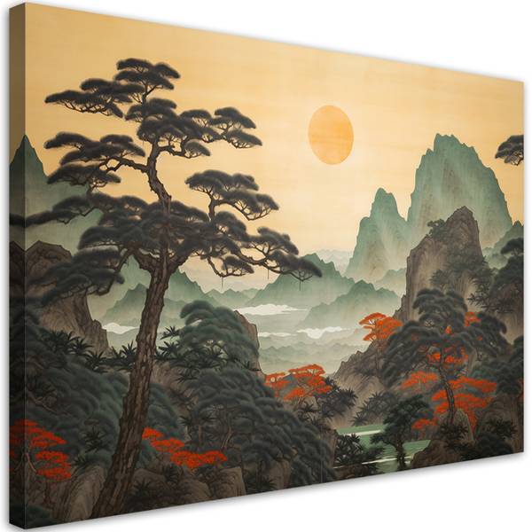 Canvas schilderij Japan 100 x 70 cm