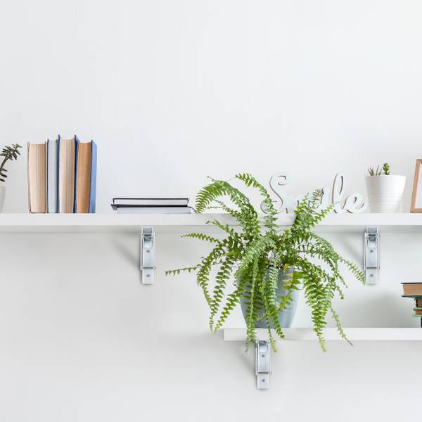 Klappbare Regalträger 4er Set Weiß