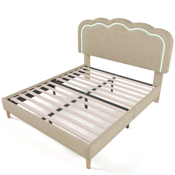 Kinderbett K-901 Beige - Breite: 151 cm