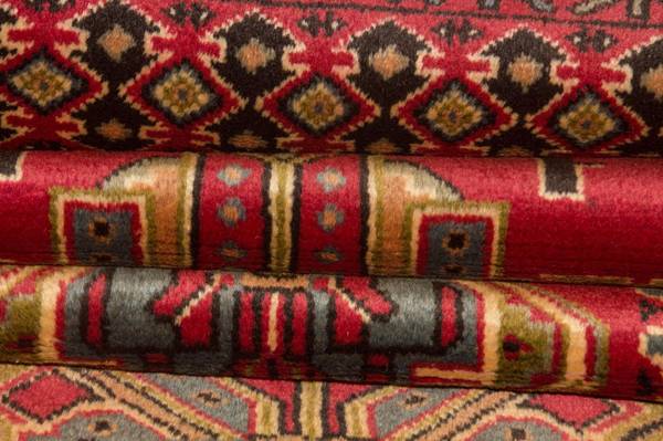 Orientteppich Nomadic Rot - Wolle - 82 x 1 x 200 cm