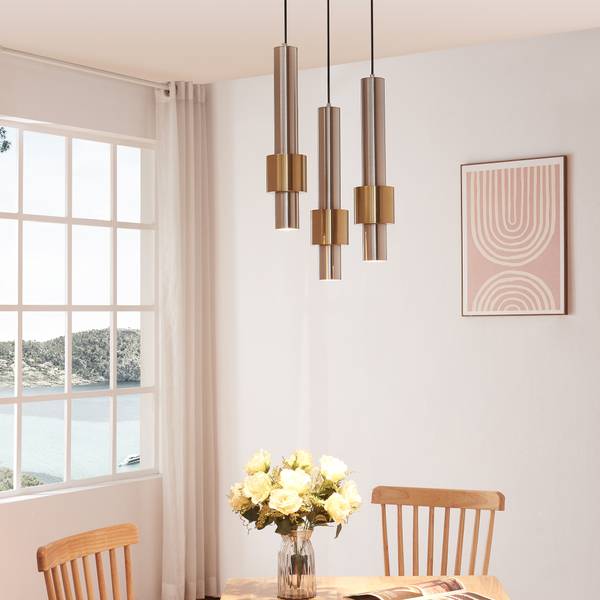 Suspension Lulled Doré - Argenté - 28 x 28 cm