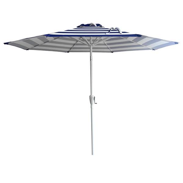 Sonnenschirm BANDOL Blau - Kunststoff - 270 x 237 x 270 cm