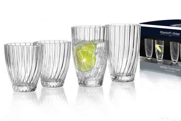 Trinkgläser-Set Samba 12-teilig Glas - 1 x 1 x 1 cm