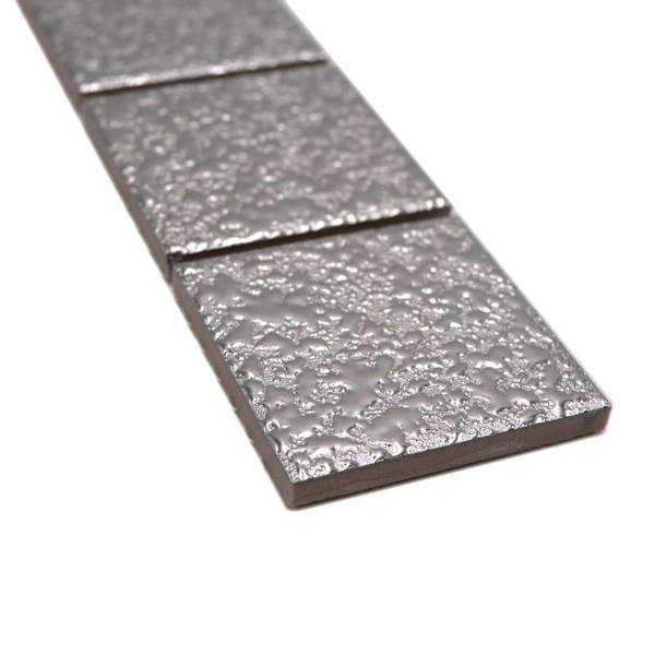 Mosaikfliesen 16BOR-0207 Silber - Keramik - 5 x 5 x 5 cm