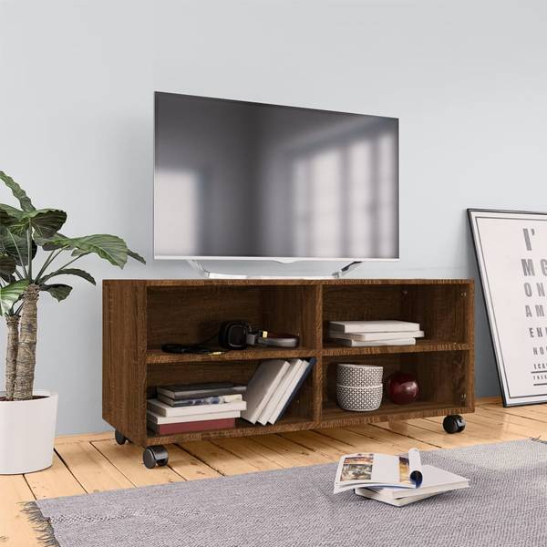 Tv Meubel 298533 donkerbruin