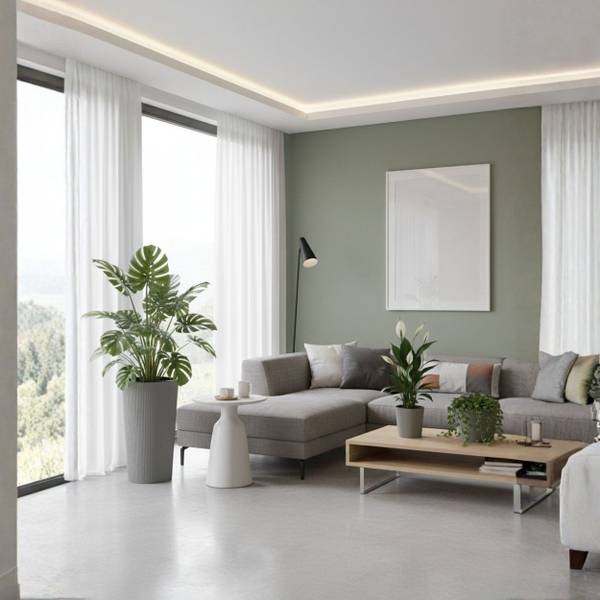 Blumentöpfen Urbanika 3er-Set Grau - Kunststoff - 29 x 57 x 29 cm