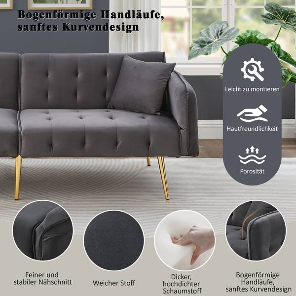 Sofabett Oneiros Ⅲ Grau