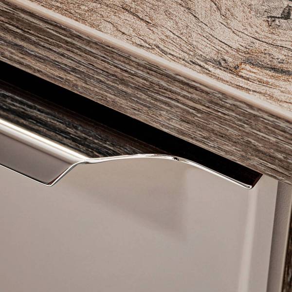 Waschtisch PUEBLA-56-106 Beige - Holzwerkstoff - 80 x 64 x 46 cm