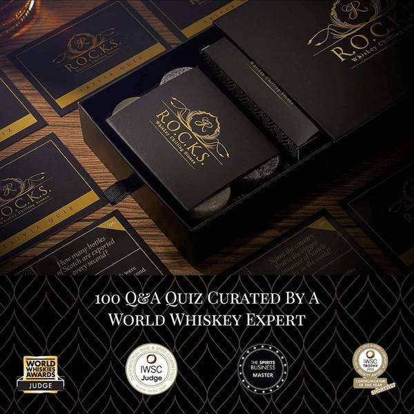 Set à whisky Quiz (9 pcs.) Granit - 15 x 21 x 5 cm